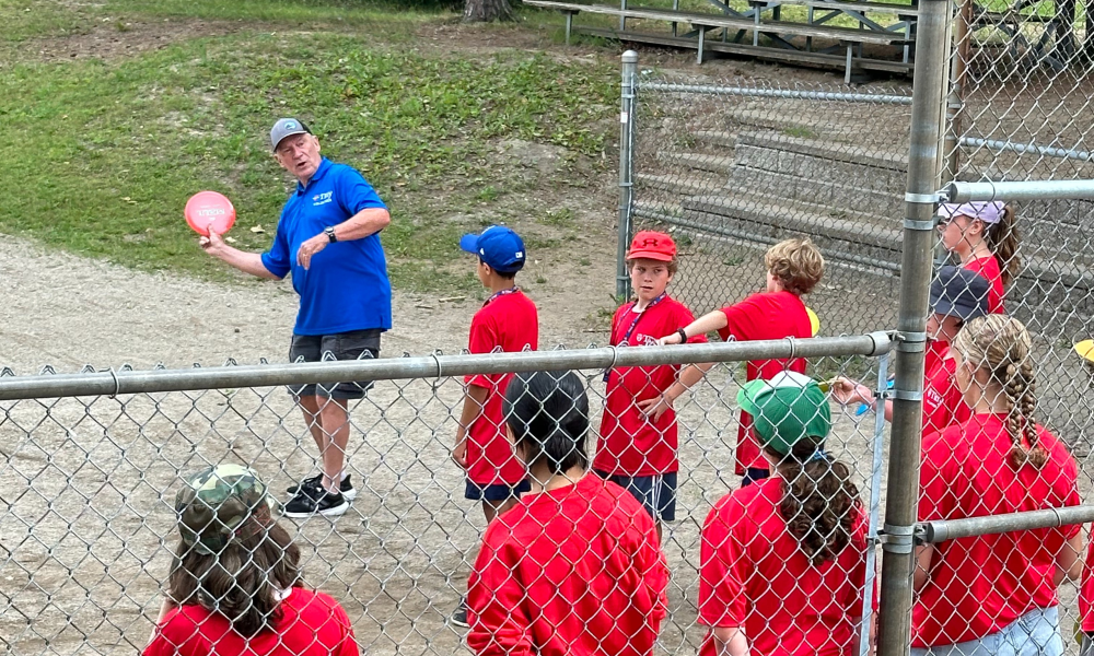 Group of CITs learning Disc Golf