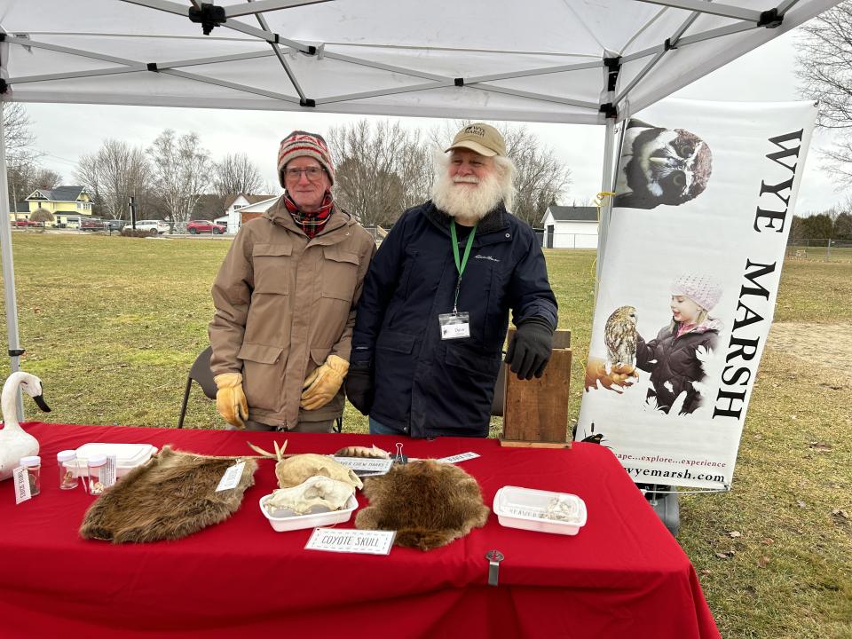 Staff/Volunteers from Wye Marsh in their booth