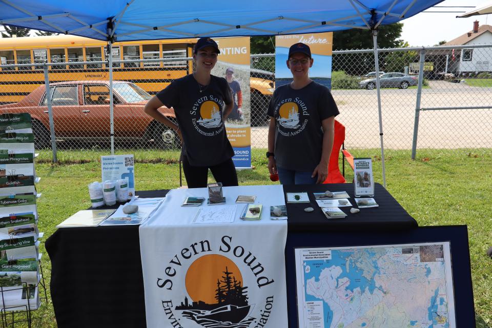 Staff from the SSEA at their booth