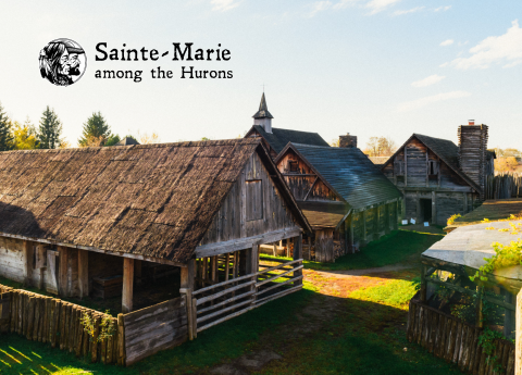 image of the Sainte Marie among the Hurons site