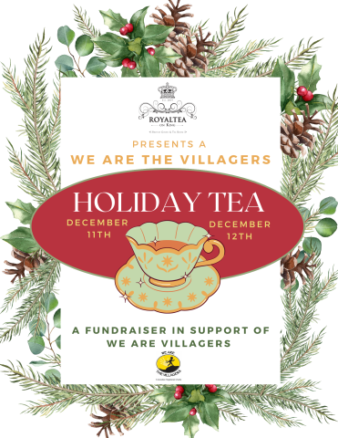 Holiday Tea promotional image in support of children's programs