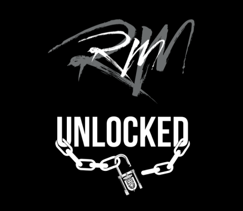 RM Unlocked with the image of a chain and lock